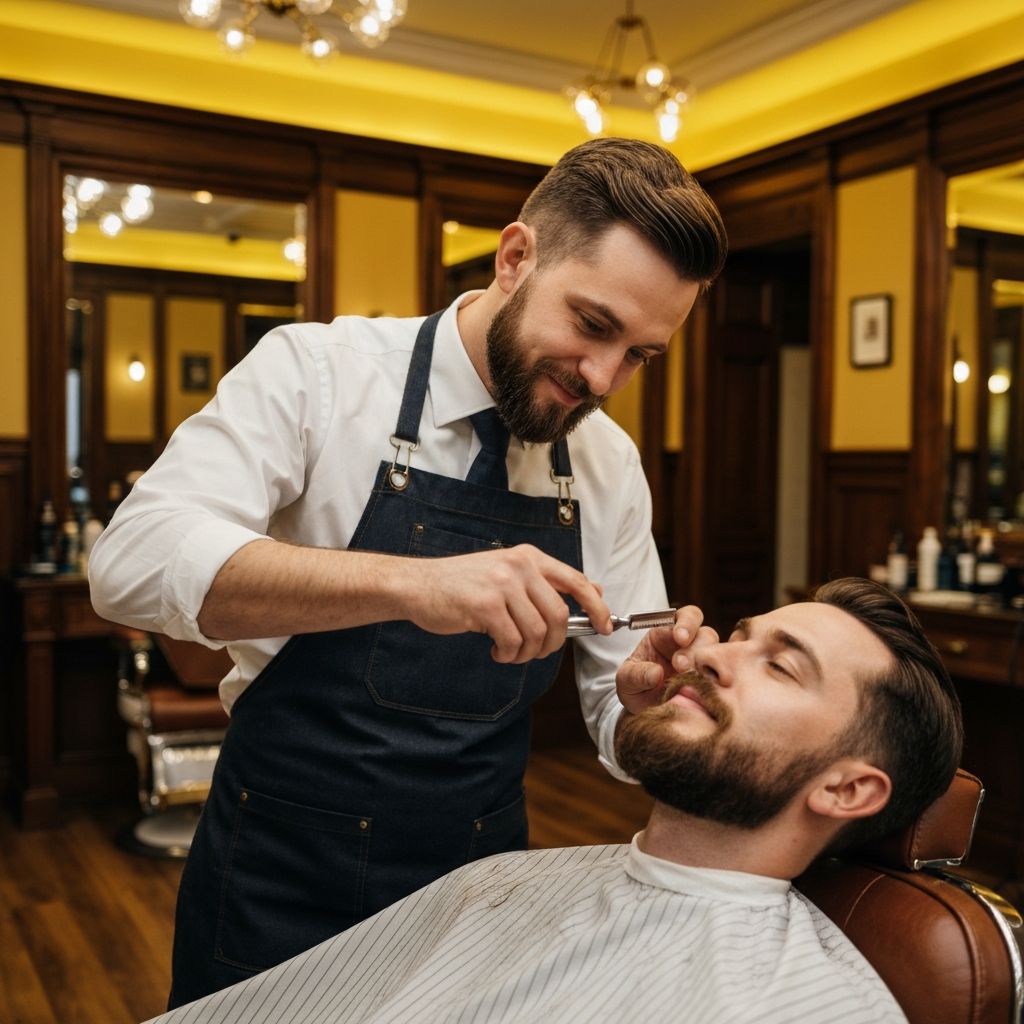Professional beard trim